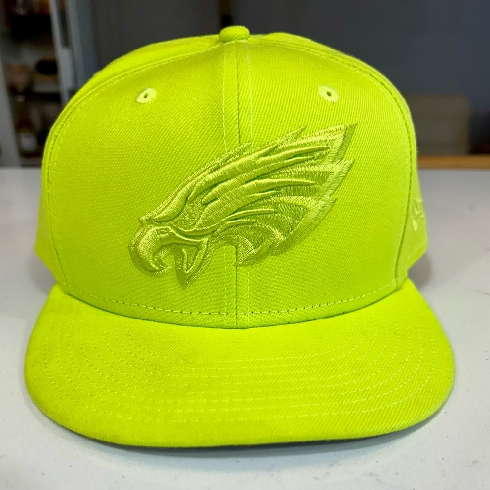 New Era Neon Green Philadelphia Eagles Baseball Hat